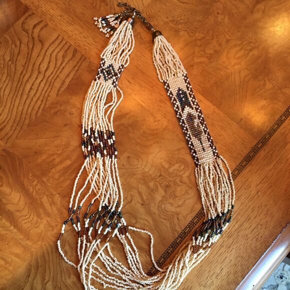 MATCHING BEADED Necklace & Earring Set - Picture 4 of 6